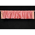 Peach Pink Sari Fabric Decorative Valances (India) (Pack of 2)