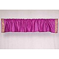 Violet Red Sari Fabric Decorative Valances (India) (Pack of 2)