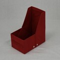 Red Fabric File Box