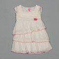 Hype Girl's Ivory Tiered Dress