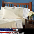 Grand Luxe Egyptian Cotton 1200 Thread Count Chain Full-size Sheet Set