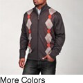 Chereskin Men's Argyle Zip-up Sweater