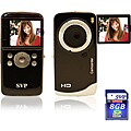 SVP Black High Definiton Digital Camcorder and 8GB SD Card