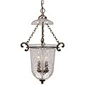 Crystorama Camden Antique Brass 2-light Pendant