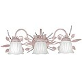 Crystorama Paris Flea Market 3-Light Blush Finish Bath Light