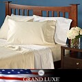 Grand Luxe Egyptian Cotton Sateen 1200 Thread Count Swirl Full-size Sheet Set