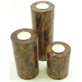 Set of 3 Mango-Wood Pillar Candleholder (Thailand)