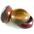 Set of 2 Mango-Wood Bark Bowls (Thailand)