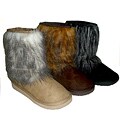 I-Comfort Women's Sheepskin Cuff Boots