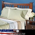 Grand Luxe Egyptian Cotton Sateen 300 Thread Count Solid Full-size Deep Pocket Sheet Set