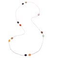 La Preciosa Sterling Silver Multi-gemstone Necklace