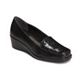 A2 by Aerosoles Women's Tempting Black Combo Wedge Dress Shoes