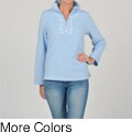 La Cera Women's Long Sleeve Half-zip Pullover Fleece Jacket