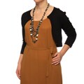 Kenneth Jay Lane Tri-color Multi-strand Disc Necklace