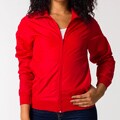 American Apparel Unisex Red Nylon Taffeta Windbreaker