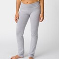 American Apparel Women's Heather Grey Cotton Spandex Jersey Straight Leg Yoga Pants