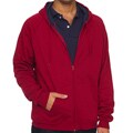American Apparel Unisex Cranberry/ Navy California Fleece Thermal-lined ...