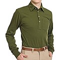 American Apparel Unisex Olive Cotton Leisure Shirt