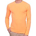 American Apparel Unisex 'Highlighter' Fluorescent Orange Thermal Tee