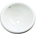 Madison Collection Urbana Series White Drop-in Bathroom Sink
