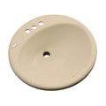 Madison Collection Bellport Series Chamois Drop-in Bathroom Sink