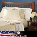 Grand Luxe Egyptian Cotton 800 Thread Count Swirl Full-size Deep Pocket Sheet Set