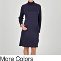 Lennie for Nina Leonard Women's Turtleneck Sweater Dress