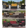 Saint Maarten Resin Wicker Upholstered 4-Piece Outdoor Set