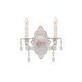 Sutton Antique White 2-light Wall Sconce