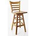 Swivel Ladder Natural Barstool