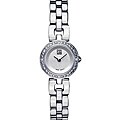 ESQ Women's Stainless Steel Dalphine Silver Dial Watch