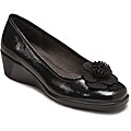 A2 by Aerosoles Women's 'System' Black Patent Slip-on Wedges