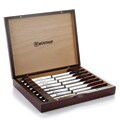 Wusthof 8-piece Stainless Steak Knife Set in Rosewood-colored Chest