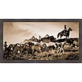 Wendy Caro 'Gathering the Herd' Framed Print Art
