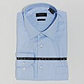 Mantoni Men's Twill Modern Fit Dress Shirt