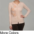 Blue Velvet Women's Sutash Embroidered Cardigan