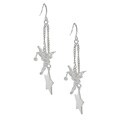 Disney's Tinkerbell Silverplated Dangle Earrings