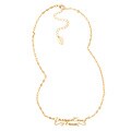 Disney Goldplated Clear Glass 'Dreams Come True' Necklace