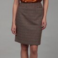 Evan Picone Women's Dark Chocolate Combo Skirt