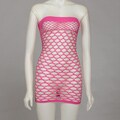 Pink Lipstick Women's Sexy Seamless Tube Dress