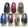 LA77 Women's Multi-colored Patchwork Scarf