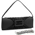 Dasein Pleated Satin Evening Bag