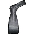 Dmitry Men's Grey Patterned Italian Silk Tie