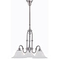 Cortland 3-light Satin Nickel Chandelier