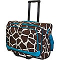American Flyer 'Teal Giraffe' 17-inch Rolling Carry-On