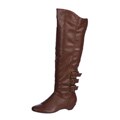 Madden Girl Women's 'Zexter' Buckle Wedge Boots