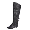 Madden Girl Women's 'Zexter' Grey Buckle Boots FINAL SALE