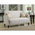 Portfolio Gabi Khaki Sand Linen Apartment-size Sofa