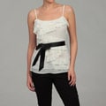 Jessica Simpson Junior's Sleeveless Tiered Ruffle Top