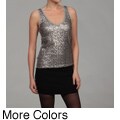 Jessica Simpson Junior's Betsey Sleeveless Sequin Top